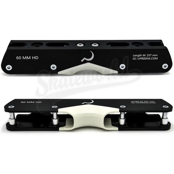 Ground Control HD 60mm black Alu agresszív görkorcsolya sín műanyag h-blokkal