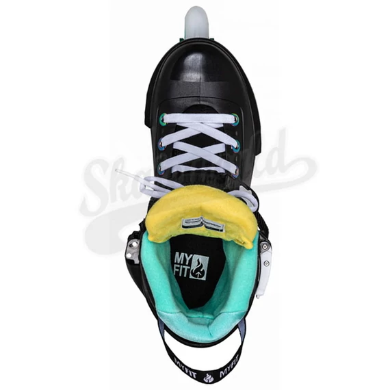 Powerslide NEXT 80 Multicolor Trinity görkorcsolya felülről
