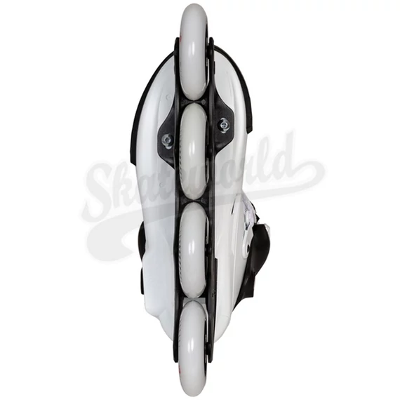 Powerslide NEXT 90 Core White/Black Trinity görkorcsolya alulról