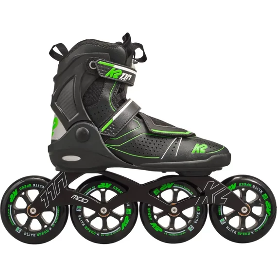 K2 MOD 110 Pro black/green maratoni görkorcsolya - doboz nélkül