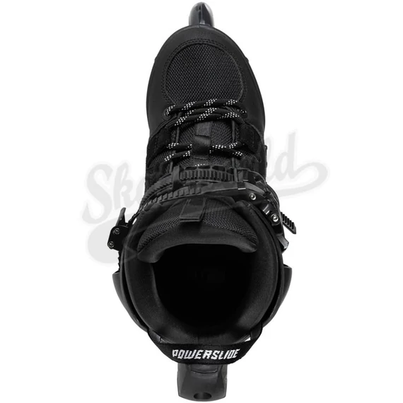 Powerslide Phuzion Argon Black 100 Trinity görkorcsolya felülről