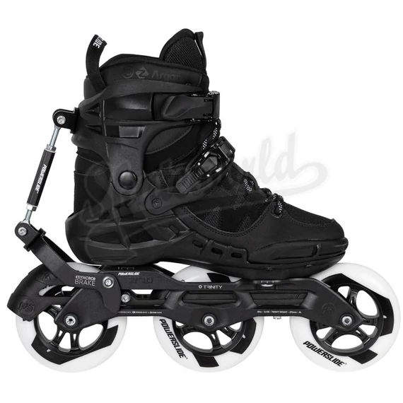 Powerslide Phuzion Argon Syncro Black 110 Trinity görkorcsolya oldalról