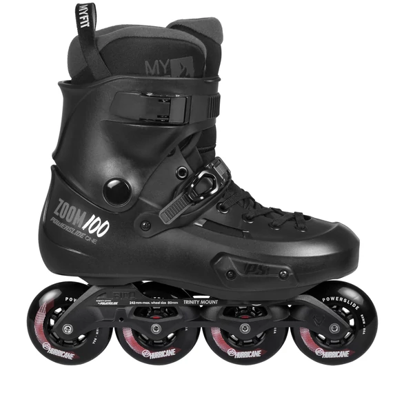 Powerslide Zoom Pro Trinity 80 Black X görkorcsolya