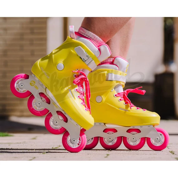 Powerslide Zoom 80 Neon Yellow görkorcsolya promo 1