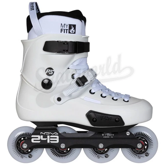 Powerslide Zoom Pro Nova White 80 Trinity görkorcsolya oldalról