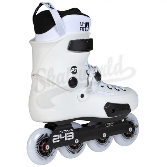Powerslide Zoom Pro Nova White 80 Trinity görkorcsolya hátulról