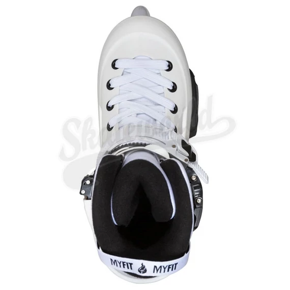 Powerslide Zoom Pro Nova White 80 Trinity görkorcsolya felülről