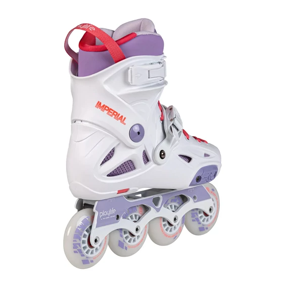 Playlife Imperial 80 Violet freeskate görkorcsolya hátsó nézet
