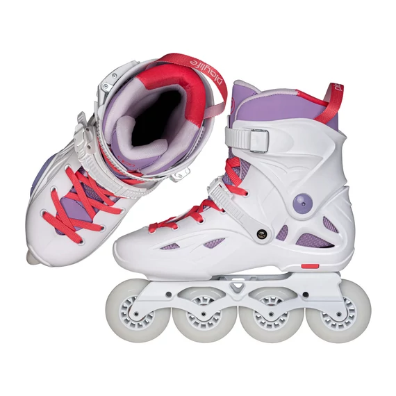 Playlife Imperial 80 Violet freeskate görkorcsolya felső és belső oldali nézet