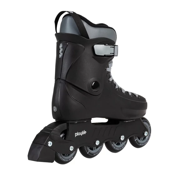 Playlife Rave Black 80 freeskate görkorcsolya hátulról
