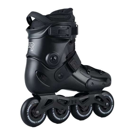 FR Skates FRX 80 II. black freeskate görkorcsolya hátulról