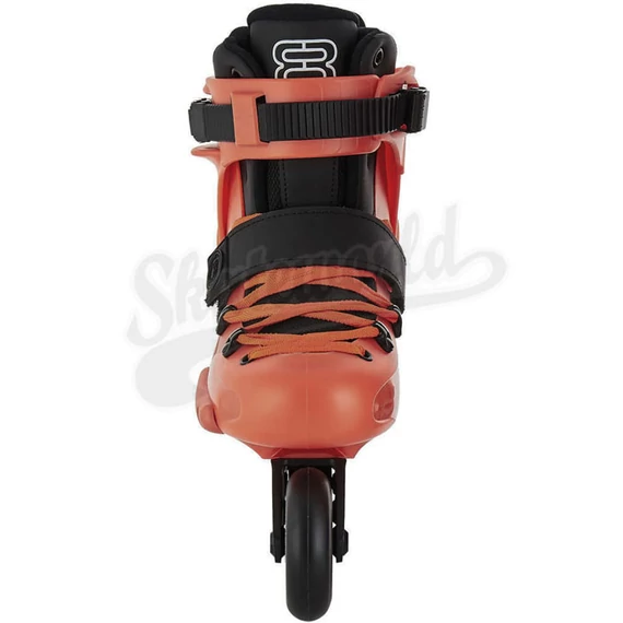 FR Skates FRX 80 orange freeskate görkorcsolya szemből