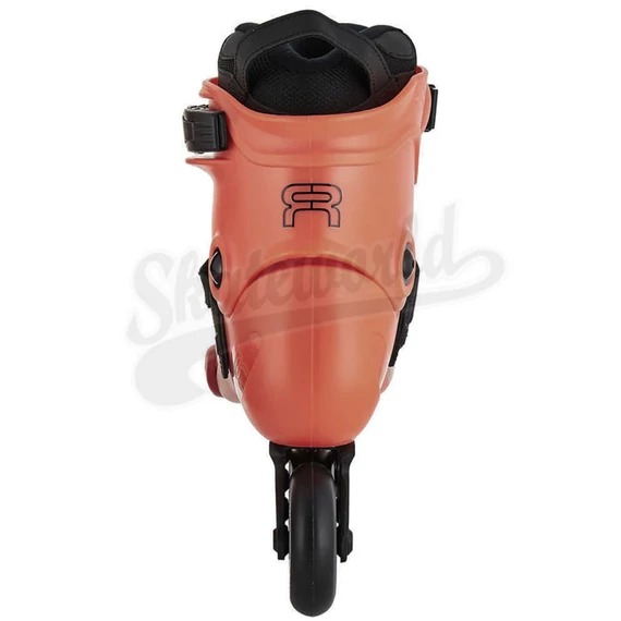 FR Skates FRX 80 orange freeskate görkorcsolya hátulról