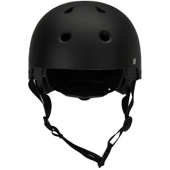 K2 Varsity black/grey 2 bukósisak szemből