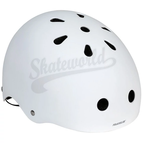 Powerslide Allround Adventure Basic White bukósisak szemből