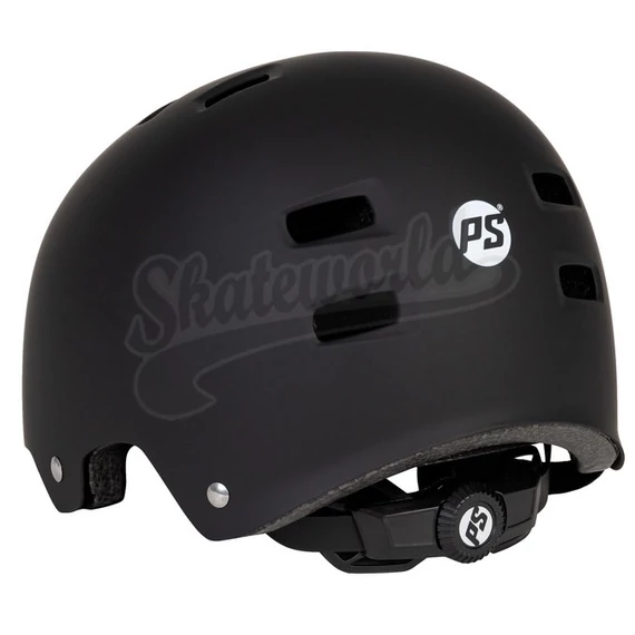 Powerslide Allround Black Matt bukósisak hátulról