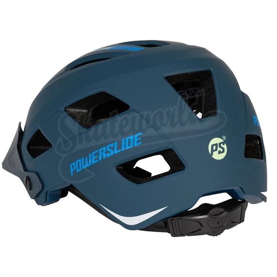 Powerslide Guard Blue bukósisak hátulról