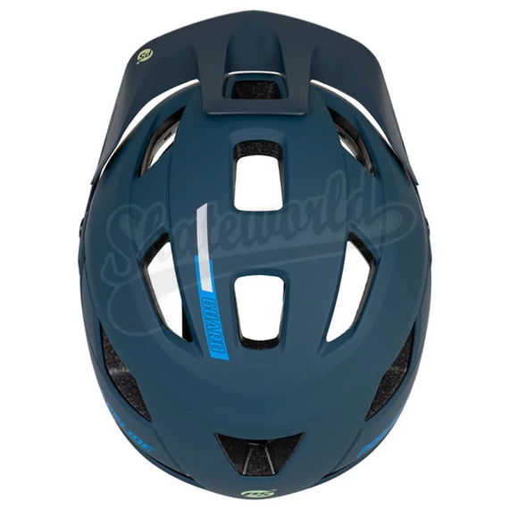 Powerslide Guard Blue bukósisak felülről