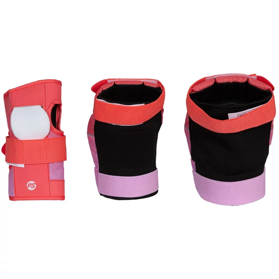 Powerslide Standard 2.0 red/pink védőszett hátulja