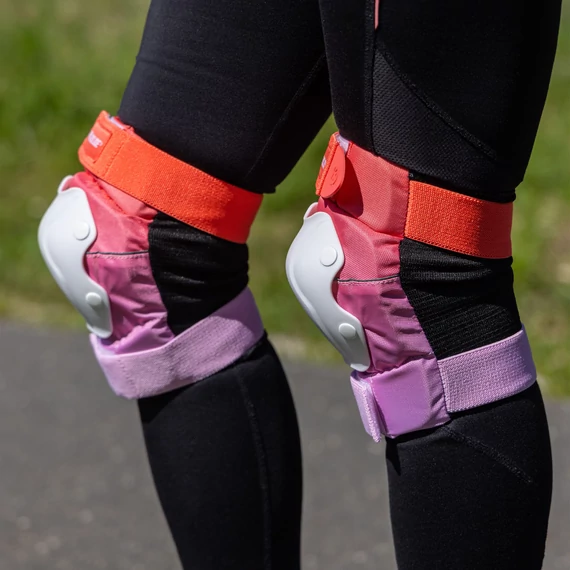 Powerslide Standard 2.0 red/pink védőszett térdvédő