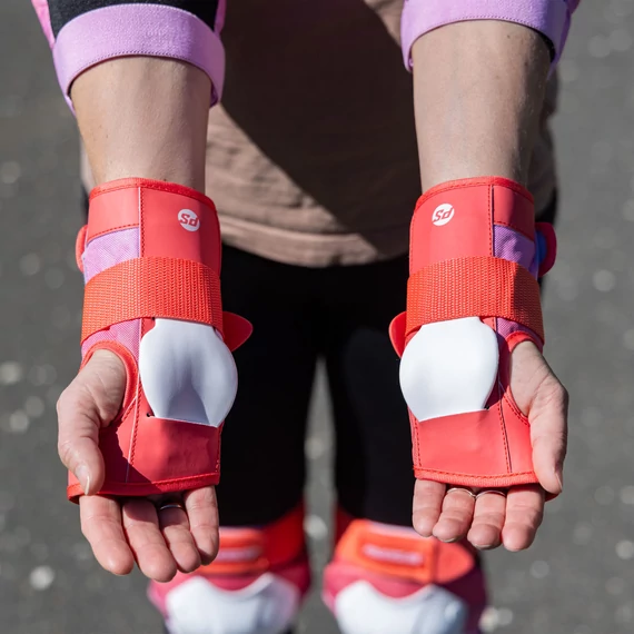 Powerslide Standard 2.0 red/pink védőszett csuklóvédő