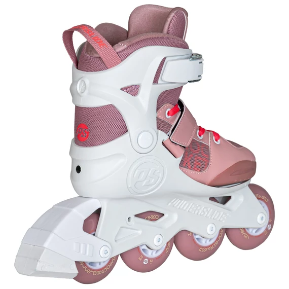 Powerslide Rocket Pale Mauve görkorcsolya hátulról