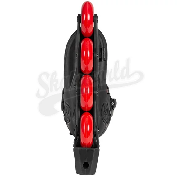 Powerslide Rocket black/red görkorcsolya alulról