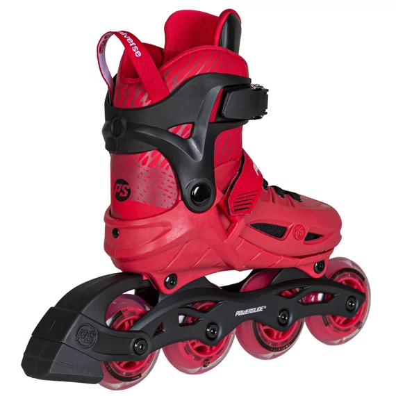 Powerslide Phuzion Universe Red II. 4 wheeler gyerek állítható görkorcsolya hátulról