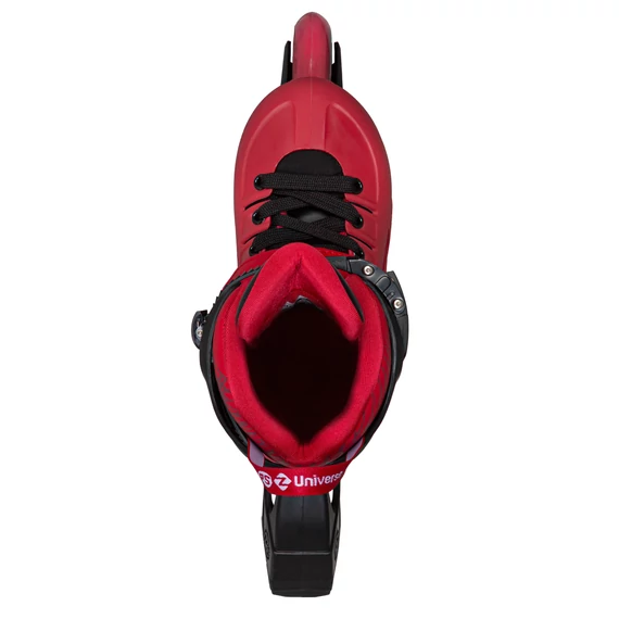 Powerslide Phuzion Universe Red II. 4 wheeler gyerek állítható görkorcsolya felülről