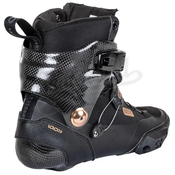 IQON TR 10 Boot Trinity black freeskate görkorcsolya cipő hátulról