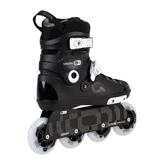 IQON CL 15 Black freeskate görkorcsolya hátulról 