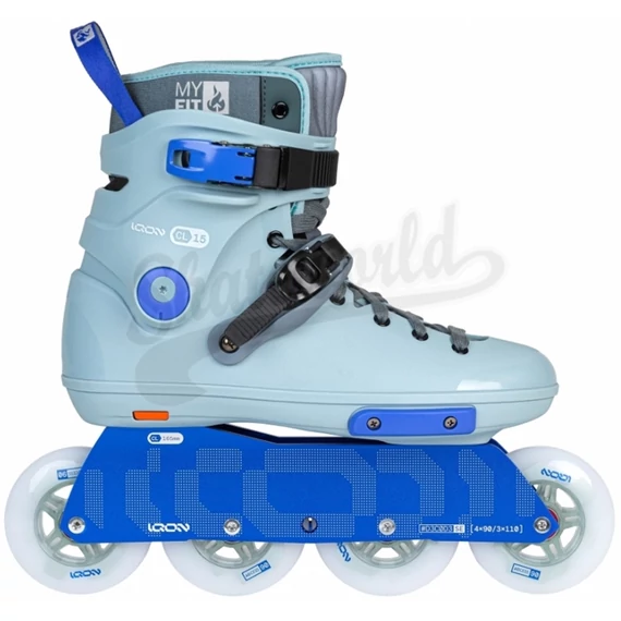 IQON CL 15 blue 165mm freeskate görkorcsolya oldalról