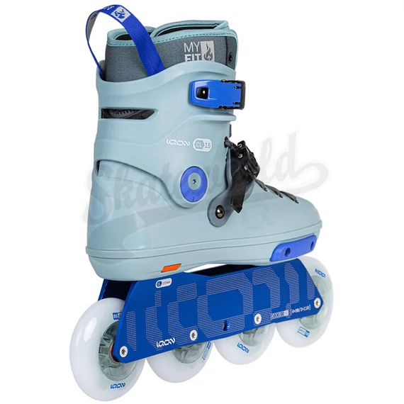 IQON CL 15 blue 165mm freeskate görkorcsolya hátulról