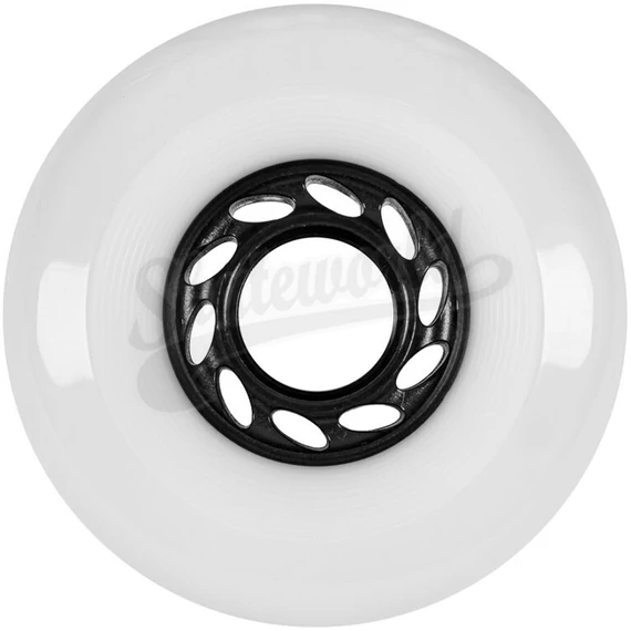 Powerslide Spinner 80mm/88A white görkorcsolya kerék hátulról