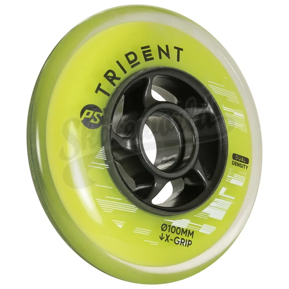Powerslide Trident Dual Density yellow 100mm/82A görkorcsolya kerék