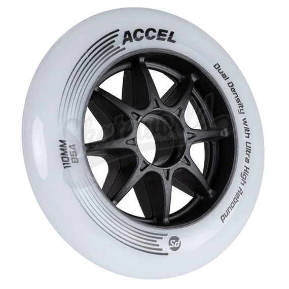 Powerslide Accel Race Dual Density 110mm/85A görkorcsolya kerék oldalról