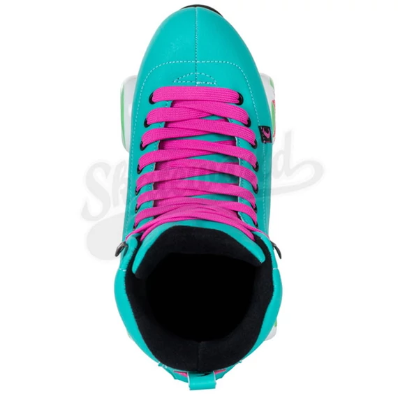 Chaya Melrose Deluxe Turquoise 2 női kétsoros quad görkorcsolya felülről