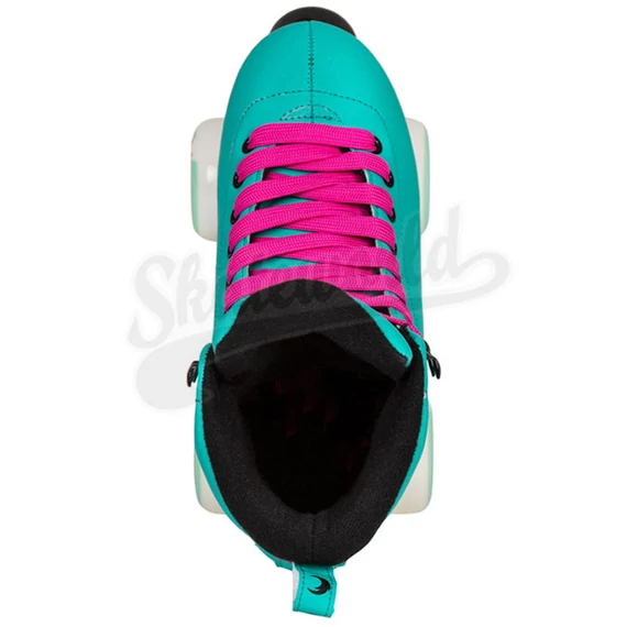 Chaya Melrose Deluxe Turquoise 3 kétsoros görkorcsolya felülről