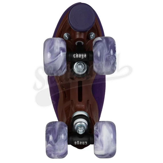 Chaya Lifestyle Melrose Elite Purple Evil kétsoros görkorcsolya alulról
