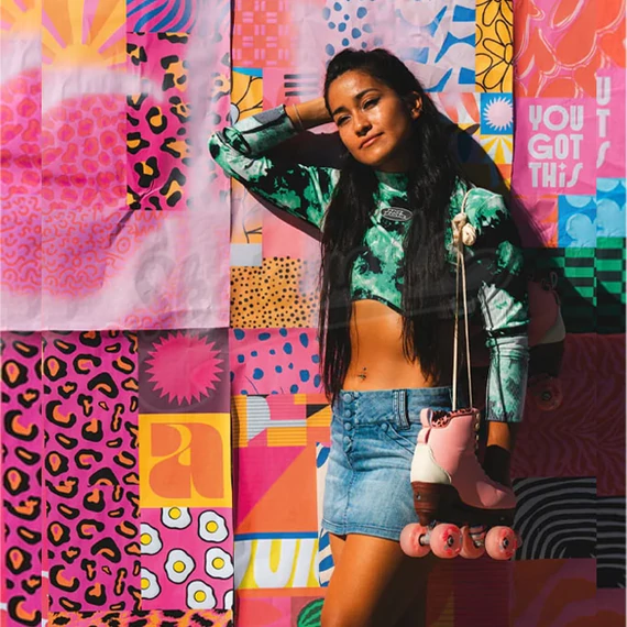 Chaya Melrose Elite Miyu Pink Leopard kétsoros görkorcsolya promo