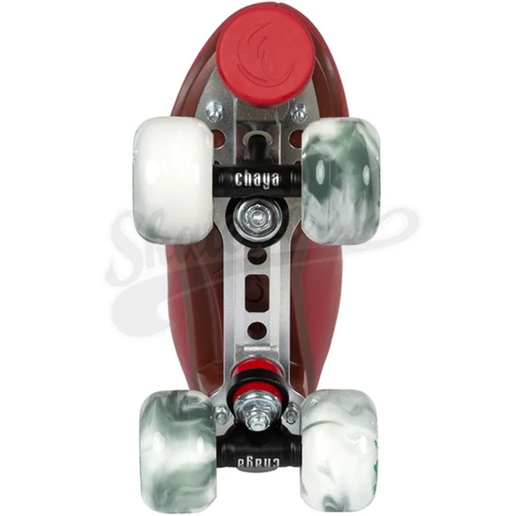 Chaya Lifestyle Melrose Prémium Berry Red kétsoros görkorcsolya alulról