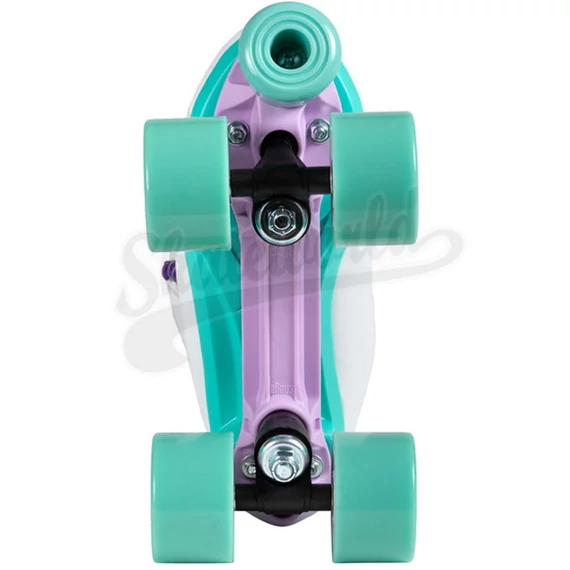 Chaya Melrose white/teal/pink kétsoros görkorcsolya alulról