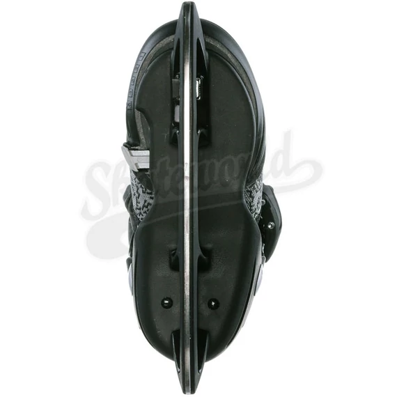 K2 Raider Pro Ice black/grey gyerek állítható gyorsfűzős jégkorcsolya alulról