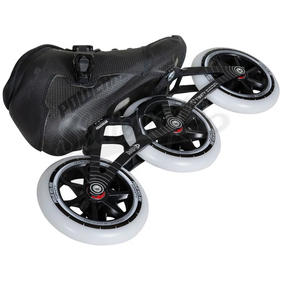 Powerslide Puls Trinity black 3x125 gyorskorcsolya alulról