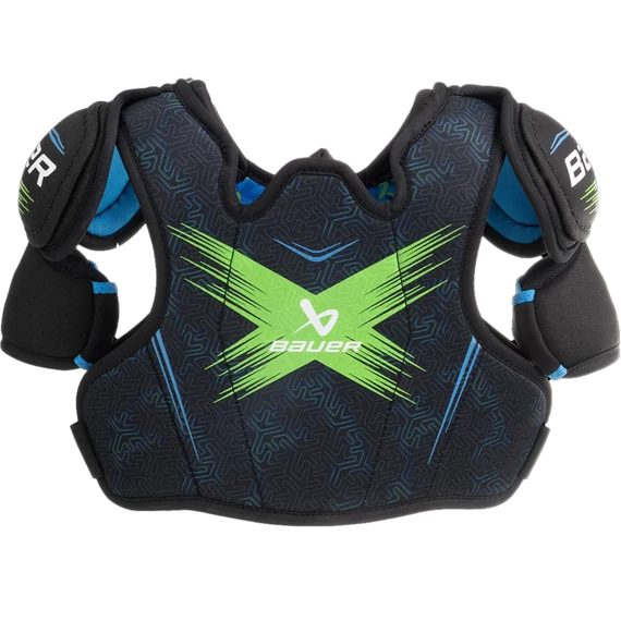 Bauer X Youth shoulder pad S24 hoki vállvédő hátulról