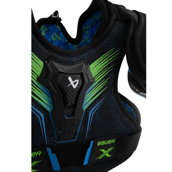 Bauer X Youth shoulder pad S24 hoki vállvédő oldalról