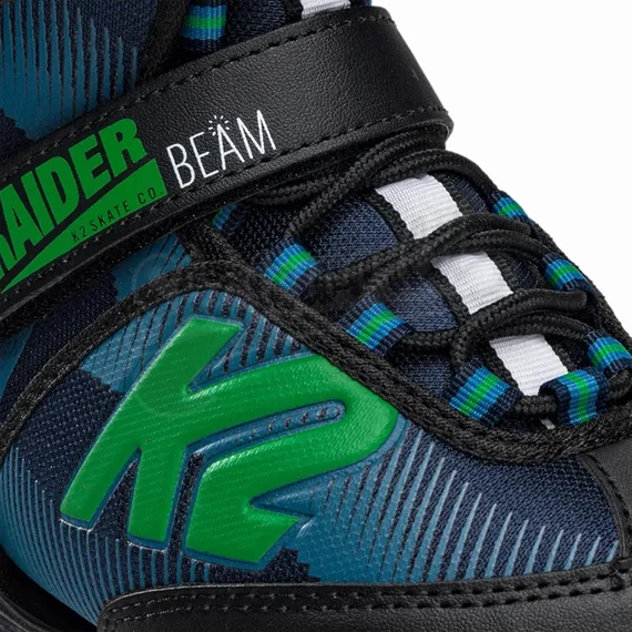 K2 Raider Beam Ice LED-es gyerek állítható jégkorcsolya fűzése