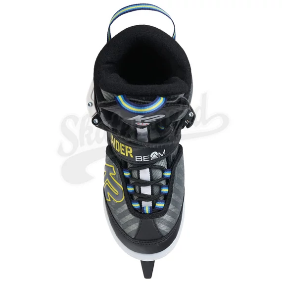 K2 Raider Beam Ice II. LED-es gyerek állítható jégkorcsolya felülről