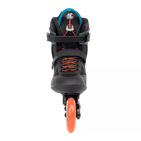 K2 VO2 S 90 Pro black/blue/orange görkorcsolya szemből