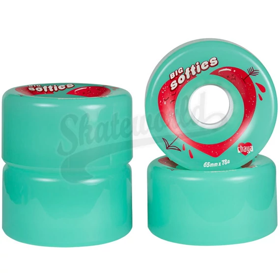 Chaya Big Softie's Clear Teal 65mmx37mm/78A kétsoros görkorcsolya kerék szett